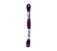 Fil à broder spécial DMC taille 25, Violet, Coton, 28 m