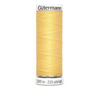 Fil À Coudre 100% Polyester 200m - Gütermann 007 Jaune