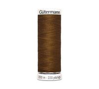 Fil À Coudre 100% Polyester 200m - Gütermann 019 Marron