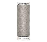 Fil À Coudre 100% Polyester 200m - Gütermann 118 Gris Gris