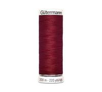 Fil À Coudre 100% Polyester 200m - Gütermann 226 Rouge