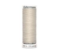 Fil À Coudre 100% Polyester 200m - Gütermann 299 Beige