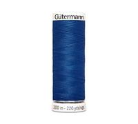 Fil À Coudre 100% Polyester 200m - Gütermann 312 Bleu