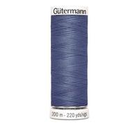Fil À Coudre 100% Polyester 200m - Gütermann 521 Bleu