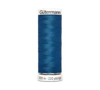 Fil À Coudre 100% Polyester 200m - Gütermann 966 Bleu