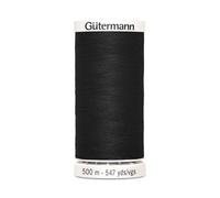 Fil À Coudre 100% Polyester 500m - Gütermann 000 Noir