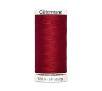 Fil À Coudre 100% Polyester 500m - Gütermann 046 Rouge
