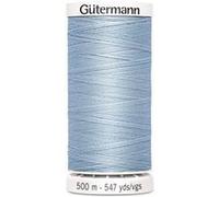Gütermann Fil à coudre 100 % polyester 500 m – 075 Bleu