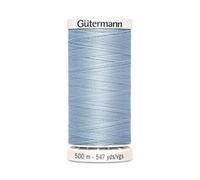 Fil À Coudre 100% Polyester 500m - Gütermann 075 Bleu