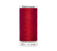 Fil À Coudre 100% Polyester 500m - Gütermann 156 Rouge