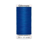 Fil À Coudre 100% Polyester 500m - Gütermann 322 Bleu