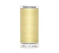 Fil À Coudre 100% Polyester 500m - Gütermann 325 Jaune