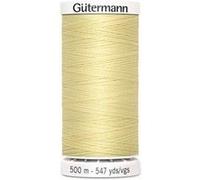 Fil à Coudre 100% polyester 500m - Gütermann(...) - 325 Jaune 325 Jaune G