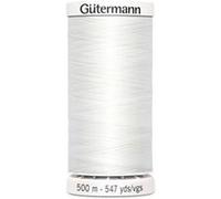 Fil à Coudre 100% polyester 500m - Gütermann(...) - 800 Blanc 800 Blanc G