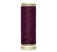 Fil À Coudre 100% Polyester Gutermann 1 Bobine Ref 701939 Et 788988 - Att 108 - Prune