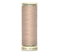 Fil À Coudre 100% Polyester Gutermann 1 Bobine Ref 701939 Et 788988 - Att 121 - Amande