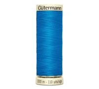 Fil À Coudre 100% Polyester Gutermann 1 Bobine Ref 701939 Et 788988 - Att 386 - Bleu Brillant