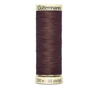 Fil À Coudre 100% Polyester Gutermann 1 Bobine Ref 701939 Et 788988 - Att 446 - Marron Clair