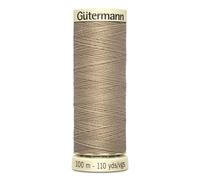 Fil À Coudre 100% Polyester Gutermann 1 Bobine Ref 701939 Et 788988 - Att 464 - Chamois