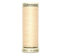 Fil À Coudre 100% Polyester Gutermann 1 Bobine Ref 701939 Et 788988 - Att 610 - Parchemin