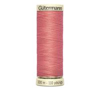 Gutermann Fil à Coudre en Polyester, 100 m, Rose Vintage (0080)