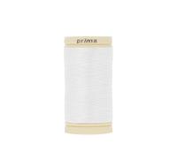 Fil à coudre coton moyen blanc 300m - Prima Mercerie