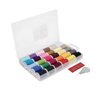 Fil à coudre de 30 couleurs, fil de Polyester, 50 mètres, pour Machine à coudre, couture à la main, broderie, artisanat, travaux d ' aiguille, outil de couture à la main