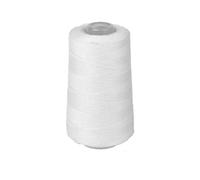 Fil à Coudre de Coton pour Machine à Coudre Écru 3000 ètres (Blanc)