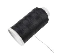 Fil à Coudre en Nylon Fin Noir 1200m, 3 Brins pour Quilting | Bobine Unique, Usage pour Broderie Perlée et Quilting, Couture Régulière, Forte Résistance des Coutures