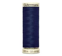 Gütermann Fil à coudre Polyester Bleu planétarium 0011 100 m