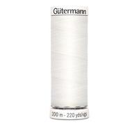 Fil à coudre - GÜTERMANN - 200m - Noir - 100% Polyester - Résistance exceptionnelle