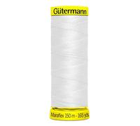 Fil à coudre Gütermann Maraflex, No. 120, pour des coutures très élastiques 800 Blanc