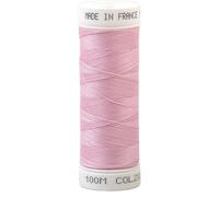 Fil à coudre polyester 100m made in France - rose girl 202