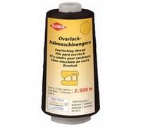 Fil à coudre pour surjeteuse, 2.500 m, noir