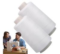 Fil à coudre pour surjeteuse - Fil en polyester haute vitesse pour machine à coudre durable, ensemble de 2 pièces pour travaux de couture et de couture professionnels