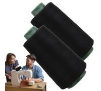 Fil à coudre pour surjeteuse - Fil en polyester haute vitesse pour machine à coudre durable, ensemble de 2 pièces pour travaux de et de professionnels