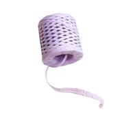 Fil à crochet 200 m tricoté à la main Rafia paille papier fil bricolage | Chapeau de soleil en paille fait à la main pour sac de plage, cadeau, bouquet décoratif, corde d'emballage (pâte d'igname)