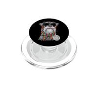 Fil à Crochet carré pour Chien Schnauzer Miniature PopSockets PopGrip pour MagSafe