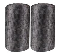 Fil À Crocheter 2 Pièces Glace Lin Soie Fil À Tricoter À La Main Pour Bricolage Crocheter Soleil Ma-c-r-a-mé Chapeau Chaussures Sacs Coussins