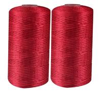 Fil À Crocheter 2 Pièces Glace Lin Soie Fil À Tricoter À La Main Pour Bricolage Crocheter Soleil Ma-c-r-a-mé Chapeau Chaussures Sacs Coussins