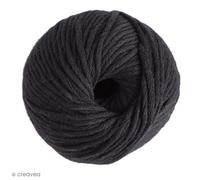 Coton Natura Xl , Pelote 100 G 02 , Noir