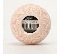 Fil à Crocheter Double Coton Taille 40, idéal pour Les projets de frivolité. Pelote de 25 grammes, 300 Yards, 56 Couleurs Disponibles.