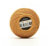 Fil à Crocheter Double Coton Taille 40, idéal pour Les projets de frivolité. Pelote de 25 grammes, 300 Yards, 56 Couleurs Disponibles.