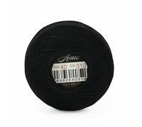 Fil à Crocheter Double Coton Taille 40, idéal pour Les projets de frivolité. Pelote de 25 grammes, 300 Yards, 56 Couleurs Disponibles.