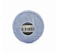 Fil à Crocheter Double Coton Taille 40, idéal pour Les projets de frivolité. Pelote de 25 grammes, 300 Yards, 56 Couleurs Disponibles.