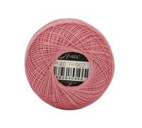 Fil à Crocheter Double Coton Taille 40, idéal pour Les projets de frivolité. Pelote de 25 grammes, 300 Yards, 56 Couleurs Disponibles.