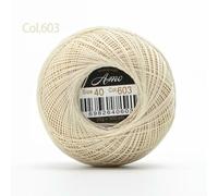 Fil à Crocheter Double Coton Taille 40, idéal pour Les projets de frivolité. Pelote de 25 grammes, 300 Yards, 56 Couleurs Disponibles.