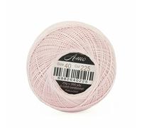 Fil à Crocheter Double Coton Taille 40, idéal pour Les projets de frivolité. Pelote de 25 grammes, 300 Yards, 56 Couleurs Disponibles.