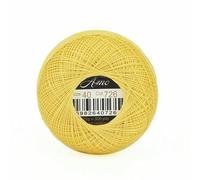 Fil à Crocheter Double Coton Taille 40, idéal pour Les projets de frivolité. Pelote de 25 grammes, 300 Yards, 56 Couleurs Disponibles.