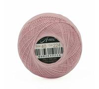 Fil à Crocheter Double Coton Taille 40, idéal pour Les projets de frivolité. Pelote de 25 grammes, 300 Yards, 56 Couleurs Disponibles.